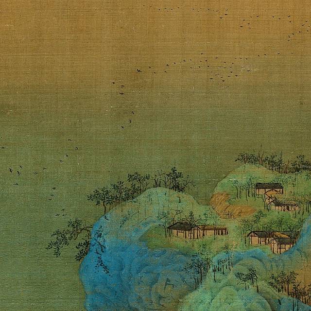 《千里江山图》超精微细部，你不容易看到！...