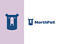 Logo designed for NorthPoll, a "network performance monitoring software to be used by IT environments for monitoring their applications and network resources for uptime, latency, etc." 

Company is from Ghana. They wanted a cool simple polar bea