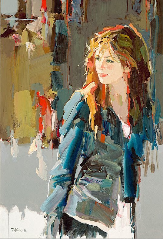 【油画版图】Josef·kote现代油画...