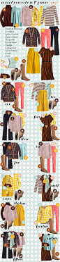 Cute cute cute cute CUTE! Capsule wardrobe :)