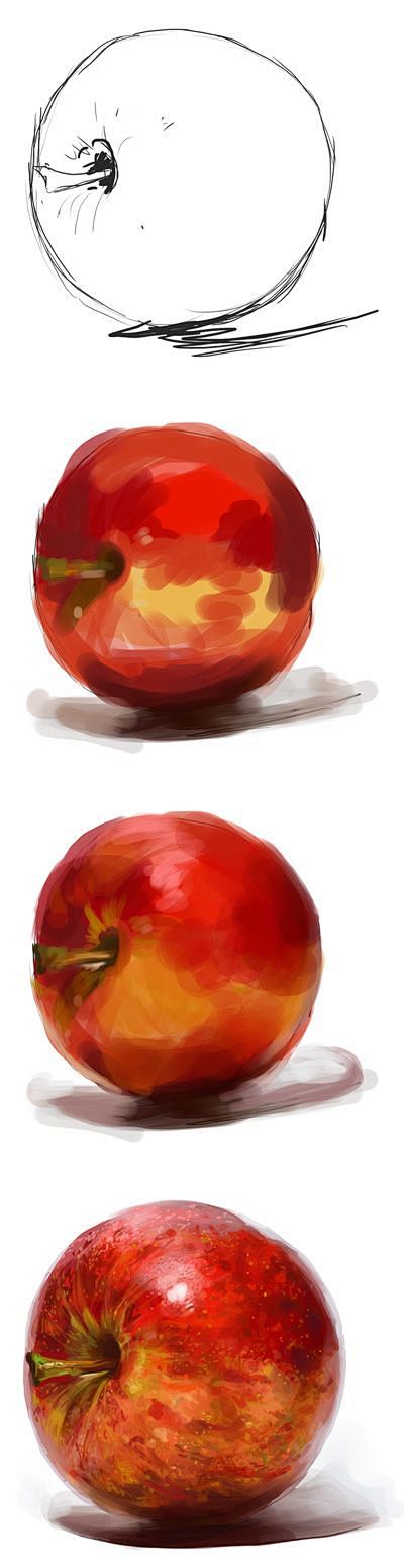 apple painting exerc...