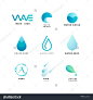 Abstract Logo. Water Logo. Wave Logo. Geometric Logo. Water Line Logo. Nature…
