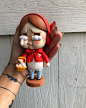 ;(rybaby 在 Instagram 上发布：“Lil red hood ;( . . . . #arttoy #toy #resin #resintoy #characterdesign #illustration #crybaby #cry #tear #art #mollysfactory…” : 209 次赞、 31 条评论 - ;(rybaby (@crybaby_molly_) 在 Instagram 发布：“Lil red hood ;( . . . . #arttoy #toy #re