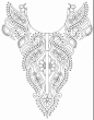 Kameez Neck Line Embroidery Design Imagine this on your back. Going across your shoulders. down your spine.