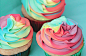 rainbow cupcake ( by  Kelly.Garsha)