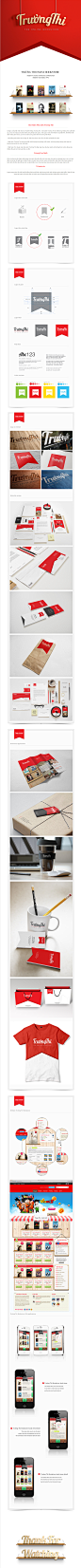 Trường Thi Online Book Store Indentity,Website,Apps on Behance,Trường Thi Online Book Store Indentity,Website,Apps on Behance