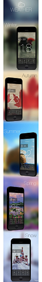 weather app - 设计作品 | 启维 - 图翼网(TUYIYI.COM) - 优秀APP设计师联盟