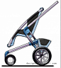 【新提醒】婴儿推车手绘设计方案 - 产品设计手绘 - 中国设计手绘技能网