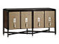 Marge Carson Samba Four Door Credenza