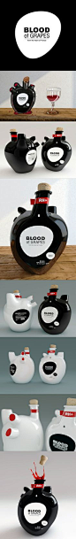 unique packaging | blood of grapes by constantin bolimond