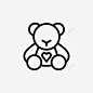 泰迪熊孩子爱 标志 UI图标 设计图片 免费下载 页面网页 平面电商 创意素材