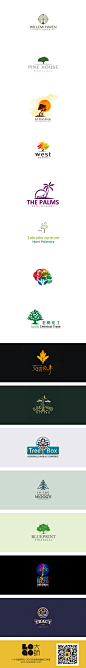 #以树为元素logo##logo设计##logo欣赏##植物logo# #Logo#http://logodashi.com