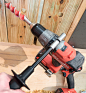 Milwaukee 2704 M18 Fuel Hammer Drill with Side Handle and Auger Bit