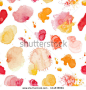 coordinate idea---stock vector : Watercolor vector seamless pattern. 