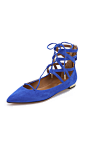 Aquazzura Belgravia 系带平底鞋 | SHOPBOP