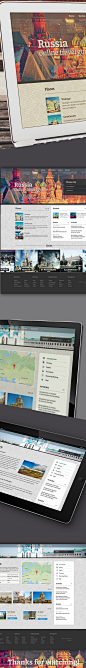 Russia Travel Guide: Responsive Design : Russia Travel Guide: Responsive Website Design