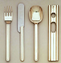// Massimo Vignelli; 'Ciga' Cutlery for Cialegaro, 1979.: 