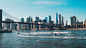 General 5456x3064 New York City water cityscape Brooklyn Bridge scyscrapers jetskis