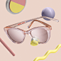 Garrett Leight x Clare Vivier : 6 images developed for Garrett Leight California Optical's Instagram account for a special collaboration with Claire Vivier.