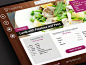 Recipe Cooking iPad by Johan Marie | App UI