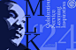 a RISD blue event poster featuring an image of Martin Luther King, Jr. 