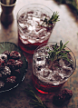 butteryplanet:

gin
soda
sweet berry syrup
blackberries
rosemary
