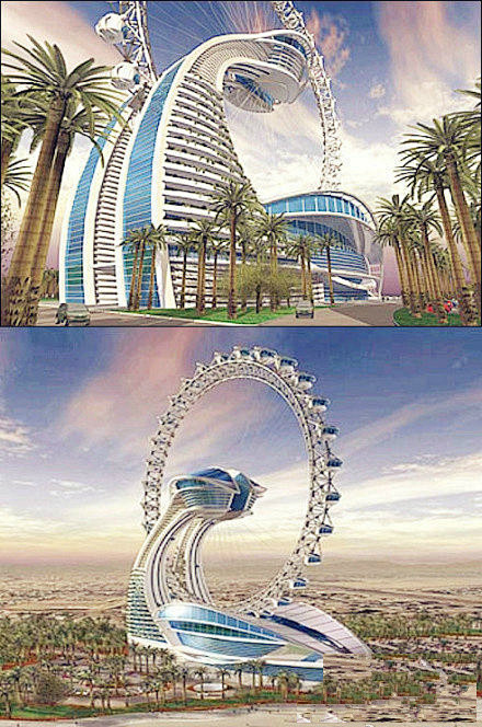 【迪拜的钻戒旅馆】这个设计可以说是疯狂透...