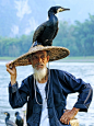 cormorant fisherman, giulin, china | Faces Across the World