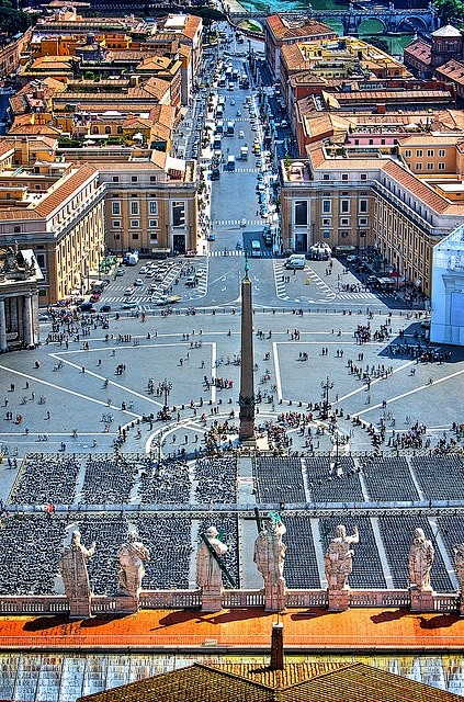 圣彼得大教堂广场，梵蒂冈的Flickr ...