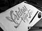 20 Amazing Examples of Typography Sketches for Your Inspiration