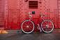 4857x3238 Wallpaper bicycle, red, wall