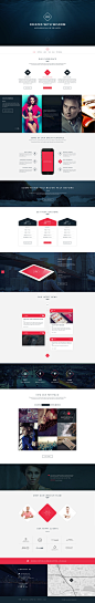 Atrisa - One Page / Multipurpose PSD Template