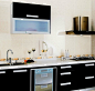 厨房现代简约风格墙砖效果图—土拨鼠装饰设计门户