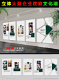 企业文化墙科技展厅展馆设计3d
