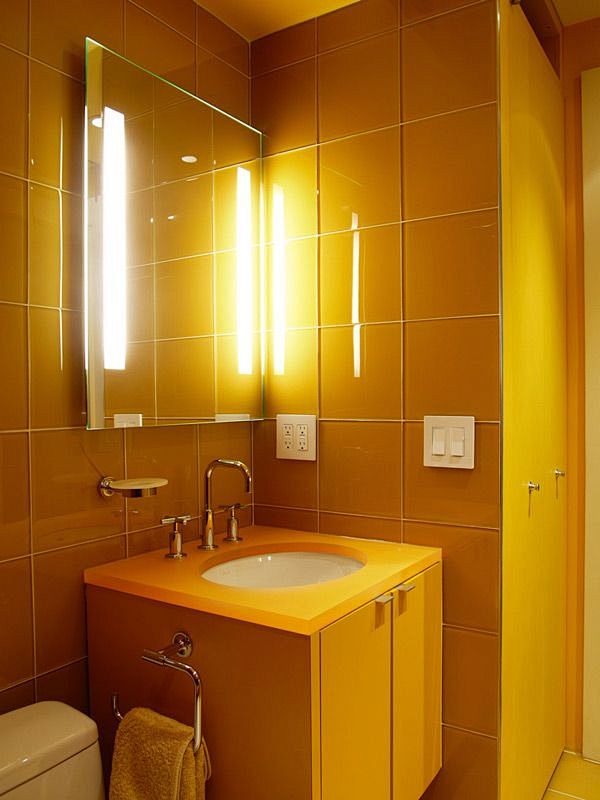 单色的浴室设计