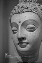 伦敦维多利亚与阿尔伯特博物馆 公元400-500年 犍陀罗佛头像 来自阿富汗