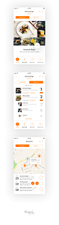 Clean IOS APP : IOS Application for food service search tool.