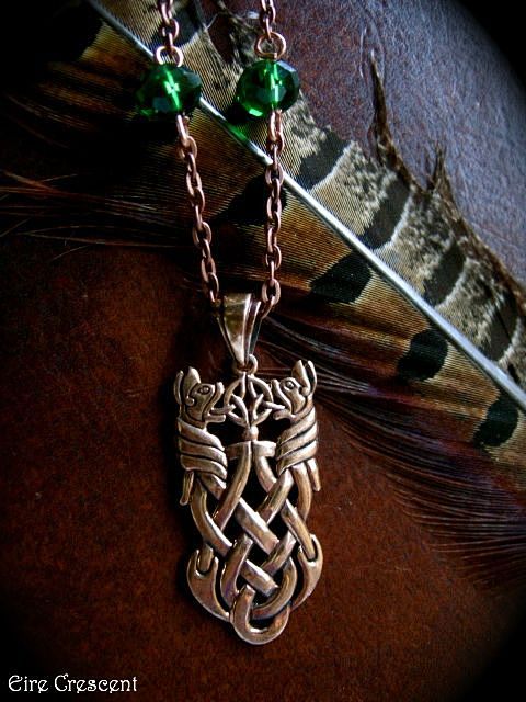 Celtic Wolf necklace...
