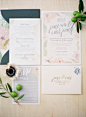 Stationery Wedding Inspiration - Style Me Pretty