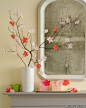 See the "Paper Cherry Blossom Display" in our Floral Party Decor gallery
