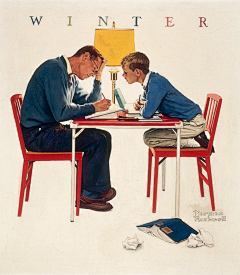 幸福的墩墩love采集到Norman Rockwell