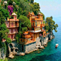 Seaside, Portofino, Italy.