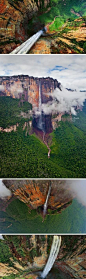 委内瑞拉境内的世界最高的瀑布angel fall。
