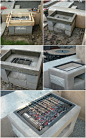 We still grill a lot even though it is cold outside, yet we see most of us buy electrical or gas grill directly, and seldom do we build ourselves. Making grill by ourselves looks complicated but after seeing this perfectly fit cinder block grill by Morgan