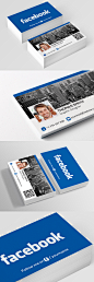 Facebook Business Card (FREE) : › Double-sided› Horizontal Business Card› Rounded Corners (0.125”) + Square Corners› CMYK› 300 DPI› 3.5” x 2” (3.75” x 2.25” with bleeds)› Print ready› QR code