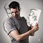 Sebastien DEL GROSSO的创意自拍 素描人生 文艺圈 展示 设计时代网-Powered by thinkdo3