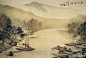 黄幻吾（1906～1985）《秋江雨后图》