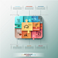 Modern Infographic Puzzle Template - Infographics 