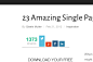 23 Amazing Single Page Websites | Inspiration