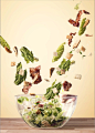 Maxima salad : Visual for a print ad and outdoor poster campaign